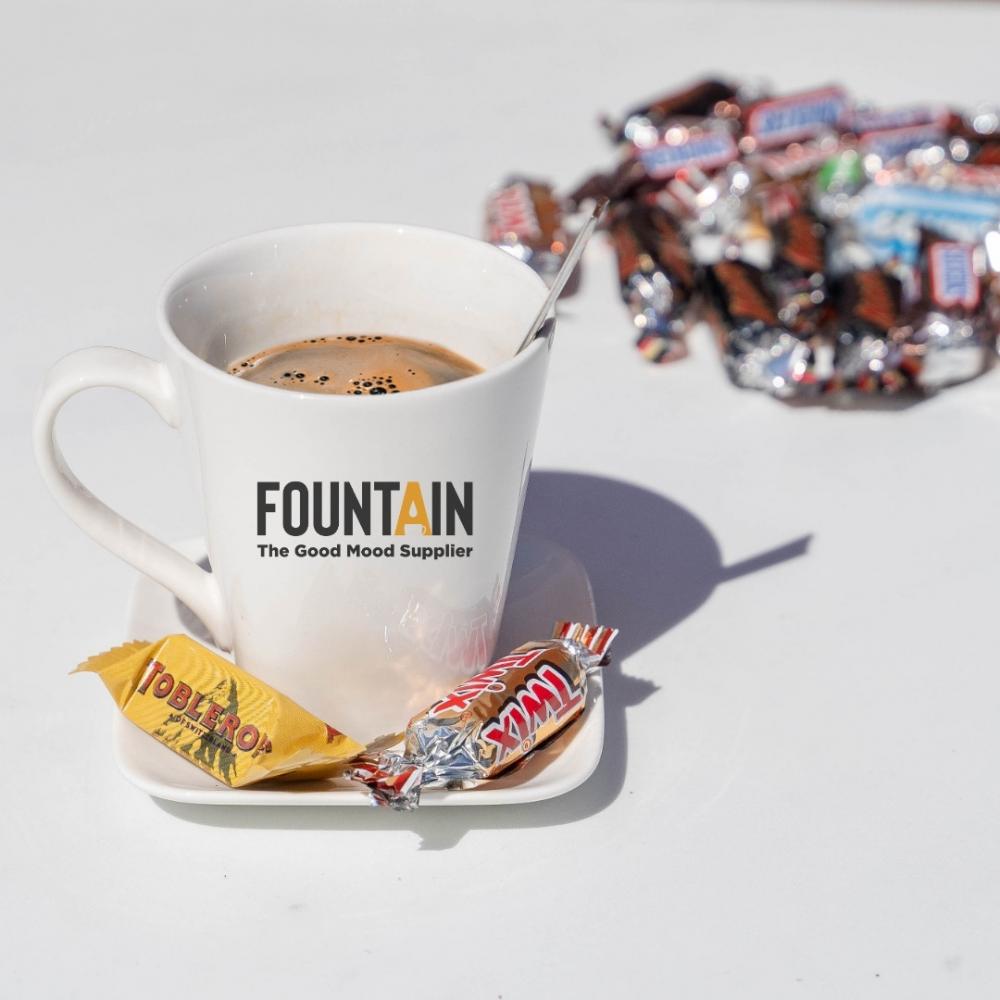 Fountain koffie en zoetigheden 
